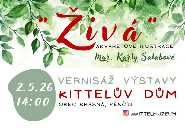 "Živá" - AKVARELOVÉ ILUSTRACE Mgr. Karly Salabové