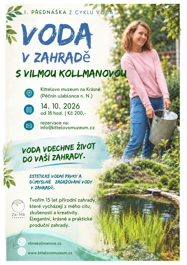 I. PŘEDNÁŠKA Z&nbsp;CYKLU VODA - Vilma Kollmanová