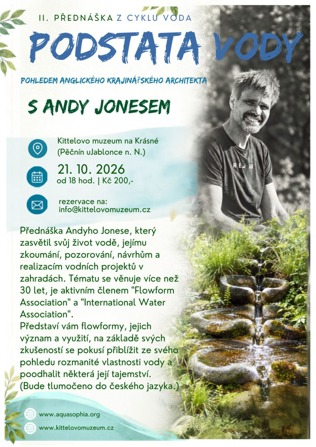 II. PŘEDNÁŠKA Z&nbsp;CYKLU VODA - Andy Jones