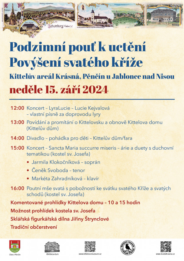 Podzimní pouť k uctění Povýšení svatého kříže