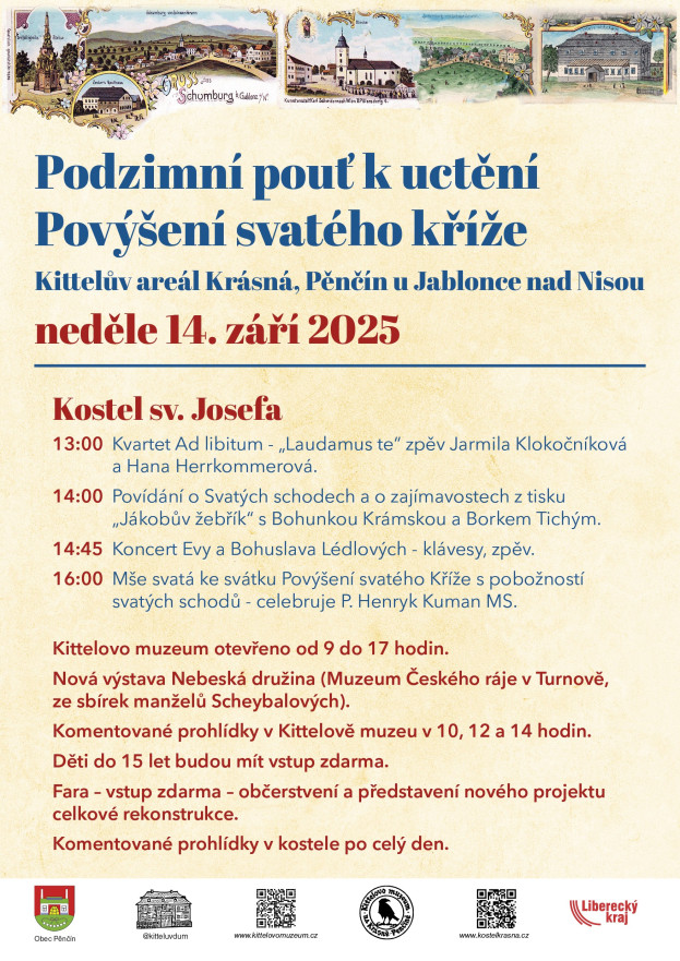 Podzimní pouť k uctění Povýšení svatého kříže 2025