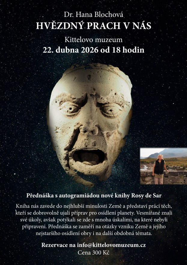 Přednáška – Hvězdný prach v&nbsp;nás - Dr. Hana Blochová